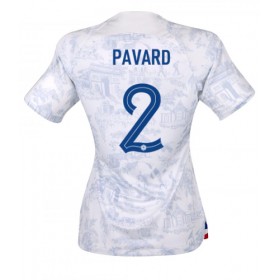 Camiseta de fútbol Francia Benjamin Pavard 2 Mujer 2ª equipación Copa Mundo 2022